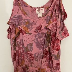 Mossimo Supply Floral Print Dress with flutter sleeves